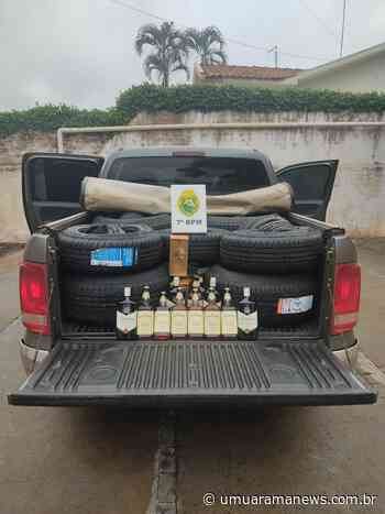 Veículo carregado com pneus e bebidas alcoólicas é apreendido em Tapejara - Umuarama News