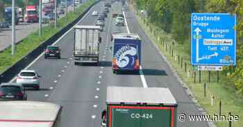 Ongeval op E40 richting Oostende ter hoogte van Aalter - Het Laatste Nieuws