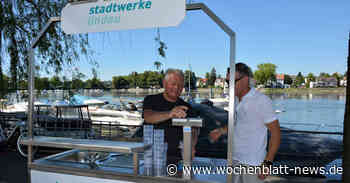Trinkwasserbrunnen Wasser satt vor Traumkulisse in Lindau - WOCHENBLATT