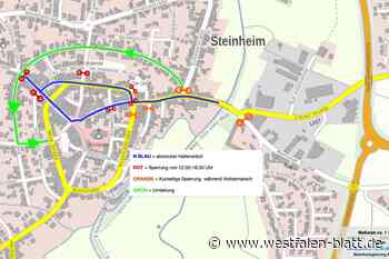 Straßensperrungen beim Jubiläumsfest der StKG in Steinheim am Wochenende - Westfalen-Blatt