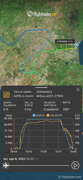 Wizz Air UK A321 fermo a Catania per danni da grandine? - Italiavola & Travel –