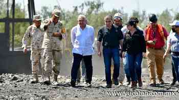 Visita de AMLO a las minas de Coahuila. Riñas, promesas y avances en el rescate de mineros atrapados - El Diario de Yucatán