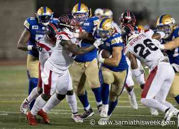 Bombers receivers coach provided spark for struggling running back Brady Oliveira - Sarnia and Lambton County This Week