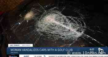 San Diego Police: Woman vandalizes vehicles with golf club - ABC 10 News San Diego KGTV
