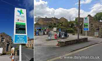 Drivers dash to fill up with fuel at remote Yorkshire petrol station for just £1.58 a litre - Daily Mail