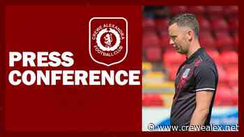 Press Conference: Morris On Grimsby Trip - News - Crewe Alexandra