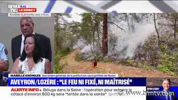 Incendie en Lozère et dans l'Aveyron : la sous-préfète de Rodez affirme que "plus de 2000 personnes ont été évacuées" - BFMTV