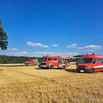 Verkehrsunfall: Schwerer Einsatz für Feuerwehr Marsberg - Radio Sauerland