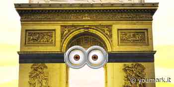 I Minions prendono d'assalto l'Arco di Trionfo grazie alla realtà aumentata di Snapchat - YM! - Youmark