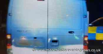 Van brought to halt by police stinger after pursuit through Oldham - Manchester Evening News