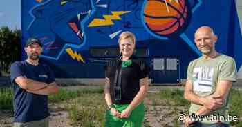 Buitengevel van Pantershal onder handen genomen door kunstenaar - Het Laatste Nieuws