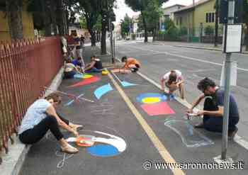 A Solaro le pensiline di sosta per l'autobus si colorano d'arte - SaronnoNews.it