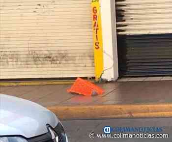 Dejan cartulina con mensaje amenazante en la avenida México de Manzanillo - colimanoticias