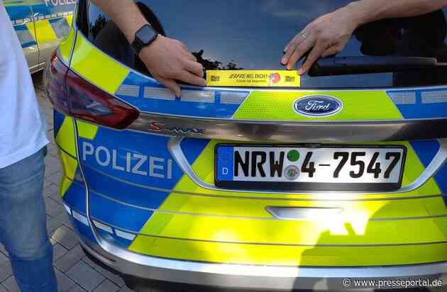 POL-NE: Aktion "Brems Dich!" Schule hat begonnen." wirbt für Rücksichtnahme gegenüber Schulanfängern