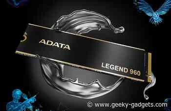 ADATA Legend 960 PCIe Gen4 x4 M.2 2280 PlayStation 5 SSD
