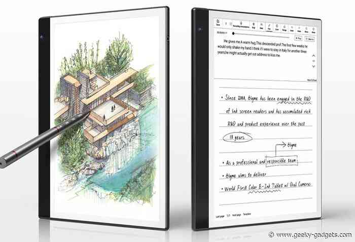 Bigme Android 11 color E-ink tablet hits Kickstarter