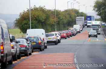 Delays and road closures in Huncoat following 'car fire'