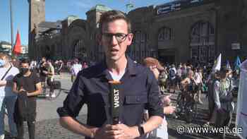 „Die Antifa, Extinction Rebellion, Grünen-Fahnen und Fridays for Future sind hier zu sehen“