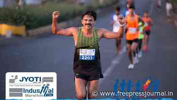 56-year-old railway official wins full marathon in Bhopal - Free Press Journal