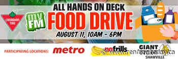 COMMUNITY SPOTLIGHT: All Hands on Deck Food Drive rolls through Renfrew and Shawville August 11th - renfrewtoday.ca
