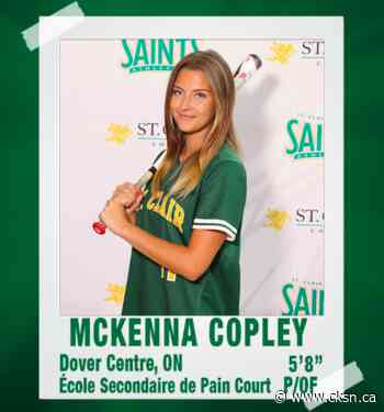 Mckenna Copley To Play For St. Clair College - Chatham-Kent Sports Network