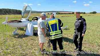Kleinflugzeug muss auf Acker im Kreis Helmstedt notlanden - Helmstedter Nachrichten