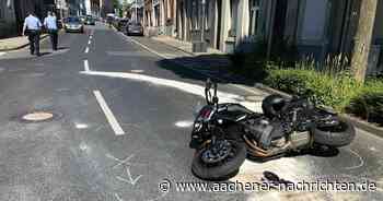 Vorfahrt missachtet: Motorradfahrer in Aachen schwer verletzt - Aachener Nachrichten