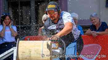 Bald im Harz: die Deutschen Meisterschaften im Sportholzfällen