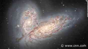 New image of colliding galaxies previews the fate of the Milky Way