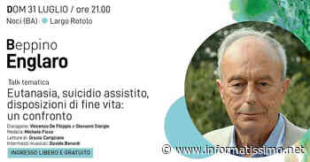 A Noci Beppino Englaro per "Chiostri e inchiostri" - Putignano Informatissimo