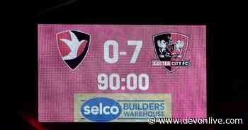 Cheltenham Town 0 Exeter City 7 - the match in pictures - Devon Live