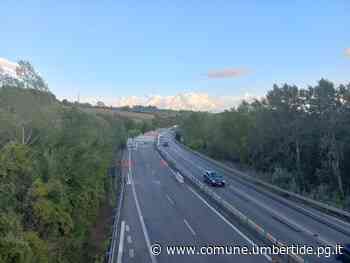 Chiusura tratto E45 tra l'uscita Umbertide-Gubbio e Umbertide Nord-via Roma nella notte tra il 4 e il 5 agosto - Comune di Umbertide