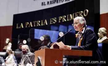 Olga Sánchez Cordero anuncia que buscará su reelección como senadora - El Universal