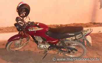 Polícia Militar recupera em Leopoldina motocicleta furtada em Cataguases - Marcelo Lopes|