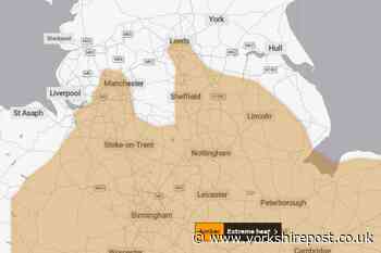 Amber weather warning for extreme heat issued in Yorkshire as heatwave hits the country - The Yorkshire Post