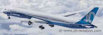 FAA okays resumption of B787 deliveries - ch-aviation