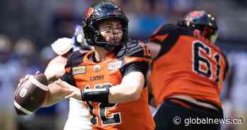 Nathan Rourke leads B.C. Lions into Calgary to face Stampeders in intriguing CFL matchup