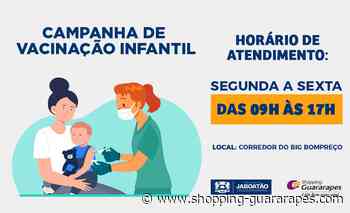 Confira tudo sobre a Vacinação Infantil aqui no Guara! - Notícias - Shopping Guararapes
