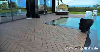 Neue Generation Terrassendielen aus Bambus - z.B. verlegt im Chevon Fischgrät