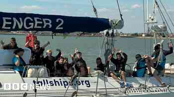 Children join Harwich to Portsmouth voyage with Tall Ships Youth Trust