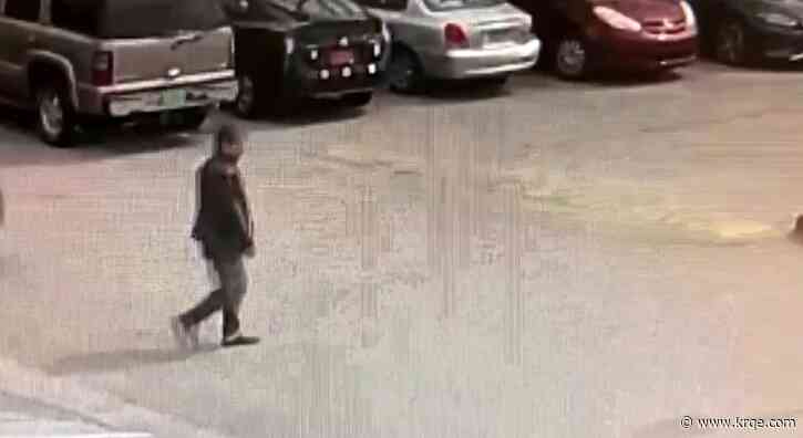 Video: Murder suspect appears to slash tires in parking lot of Albuquerque mosque