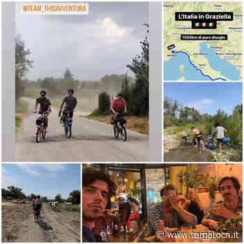 Quasi terminati i 1500 chilometri di puro disagio: da Cuneo alla Puglia con la "graziella" - TargatoCn.it