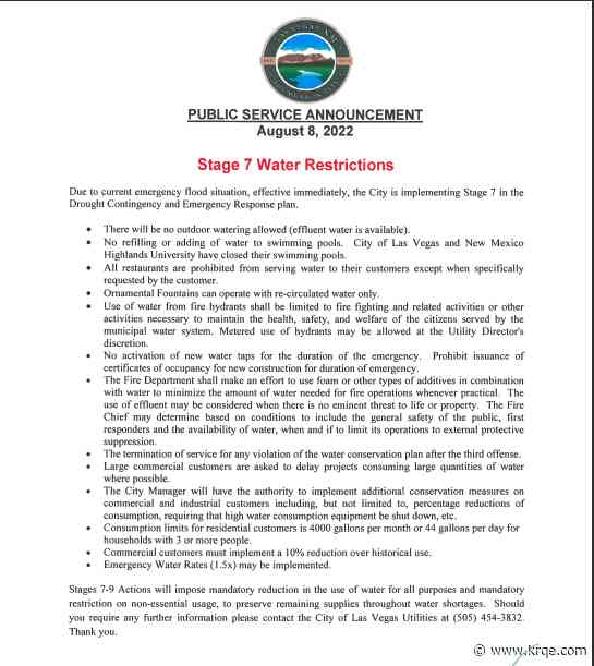 40 days of clean water left in Las Vegas, city under stage 7