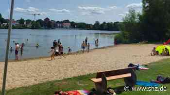 Hinweisschilder aufgestellt: Reinfeld warnt Badegäste vor giftigen Blaualgen im Herrenteich - shz.de