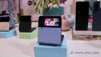 See Samsung's latest foldable phones