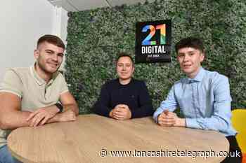 Blackburn digital marketing company welcomes a new apprentice