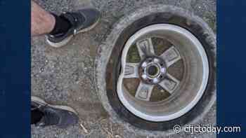 Driver on the hook after hitting dislodged sewer access cover in Kamloops Monday - CFJC Today Kamloops