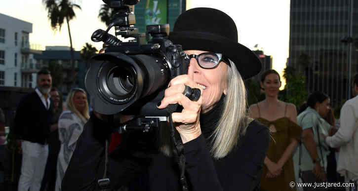 Diane Keaton Plays Around with Photographer's Camera at 'Mack & Rita' Premiere