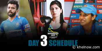 Commonwealth Games 2022 Day 3: Updated India Schedule - Khel Now