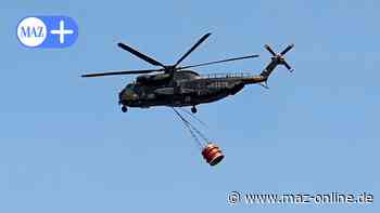 Dietmar Woidke in Bad Belzig: Waldbrandbekämpfung aus der Luft noch effektiver - Märkische Allgemeine Zeitung